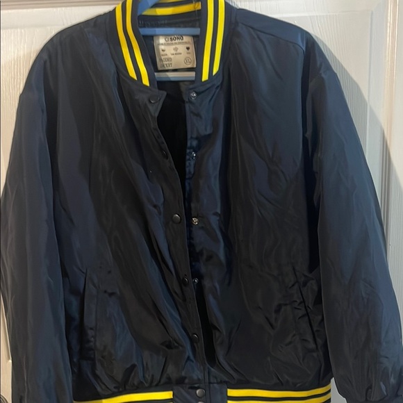 Ci Sono Navy Jacket with Yellow Trim - Picture 2 of 10